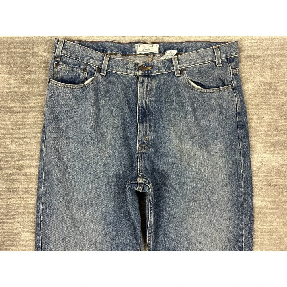Levi Strauss‎ Mens Jeans 42x32 Blue Denim Signature Relaxed Fit Casual